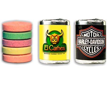 Tubitos promocionales con 5 pastillas